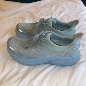 Hoka Light Blue Running Shoes